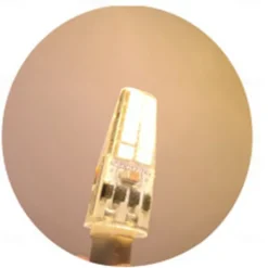 G8 Bi-pin Base LED Light 110V 3W - White/Warm White Corn Bulb for Chandelier, Crystal Lamp, & Cabinet 1/5pcs)
