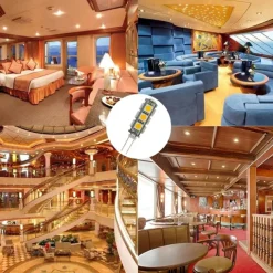 G4 Bi-pin LED Bulbs 13-5050 SMD 2W G4 LED Bulb 12V DC Bi-Pin Base Super Bright Interior Light Bulbs for RV Boat Light Cabinet Lights Landscape Lighting 10Pcs