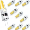 G4 Bi-pin LED Light Bulbs 3W Equivalent to 30 Watt Light Bulb AC DC 12V-24V 3000K Warm White/6000K White or Under Cabinet Light Ceiling Lights RV Boats Outdoor Landscape Lighting
