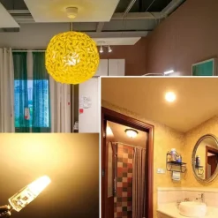 G4 Bi-pin LED Light Bulbs 3W Equivalent to 30 Watt Light Bulb AC DC 12V-24V 3000K Warm White/6000K White or Under Cabinet Light Ceiling Lights RV Boats Outdoor Landscape Lighting