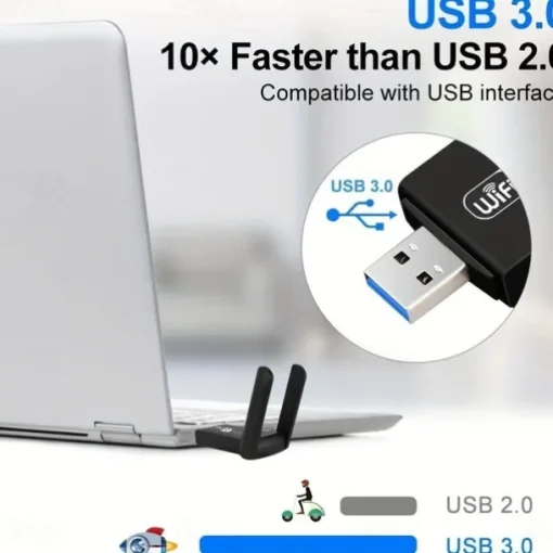 2.4G 5G 1300Mbps Usb Wireless Network Card Dongle Antenna AP Wifi Adapter Dual Band Wi-Fi Usb 3.0 Lan Ethernet 1200M