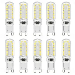 G9 LED Bi-pin Lights 6W 450-550lm 22 LED Beads SMD 2835 T Bulb Shape Dimmable Warm White Cold White 220-240V 110-130V RoHS for Chandeliers Accent Lights Under Cabinet Puck Light