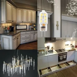 G4 LED Bulb 6 Pack 2.5W LED Bi-pin G4 Base 10-20W Halogen Bulb Replacement Warm White /Cold White AC220V