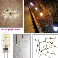 G4 LED Bulb 6 Pack 2.5W LED Bi-pin G4 Base 10-20W Halogen Bulb Replacement Warm White /Cold White AC220V