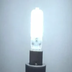 G9 LED Bulb 3000K Warm White/6000K White Light3/5W 30W/50W Halogen Equivalent G9 Bipin Base 360 Beam Corner Bulb for Home Lighting Clear Cover (5Pack)