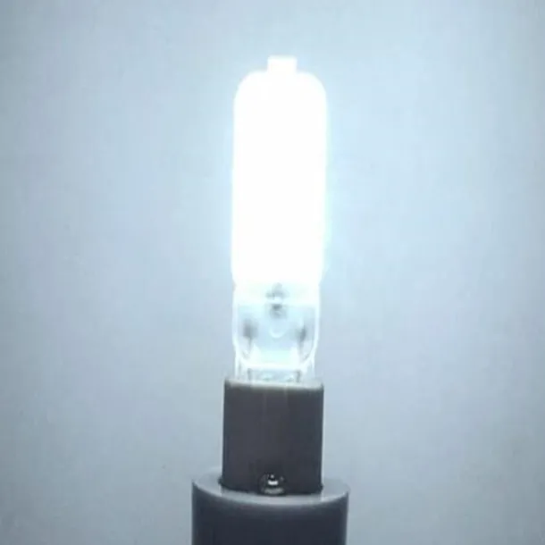 G9 LED Bulb 3000K Warm White/6000K White Light3/5W 30W/50W Halogen Equivalent G9 Bipin Base 360 Beam Corner Bulb for Home Lighting Clear Cover (5Pack)