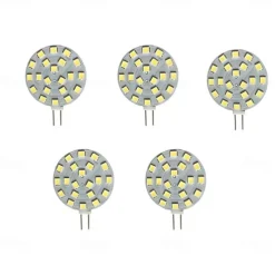 G4 LED Bulb 20W Halogen Bulb Replacement Bi-Pin LED Disc JC Side Pin 12V-24V AC/DC Under Cabinet Puck Light Bulbs 5/10 Pcs