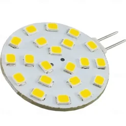G4 LED Bulb 20W Halogen Bulb Replacement Bi-Pin LED Disc JC Side Pin 12V-24V AC/DC Under Cabinet Puck Light Bulbs 5/10 Pcs
