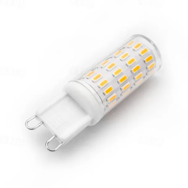 G9 LED Corn Bulbs Dimmable 5W 12V/24V AC/DC – 63LED 4014 for Chandelier, RV, Camper, Marine 4pcs