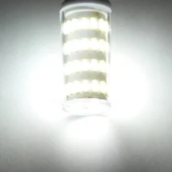 G9 LED Corn Bulbs Dimmable 5W 12V/24V AC/DC – 63LED 4014 for Chandelier, RV, Camper, Marine 4pcs