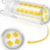 G9 LED Light Bulb 3W Equivalent to 30W Halogen Bulb 320Lumens No Flickering Not Dimmable Energy Saving G9 Small Bulb