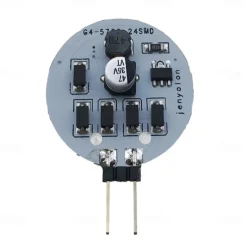 G4 LED Light Bulb 3W Landscape LED Bulb AC/DC 12V Halogen Bulb Equivalent 24 LEDs Daylight White 6000K JC T3 G4 LED Bulb 180° Beam Angle for Ceiling Recessed Puck