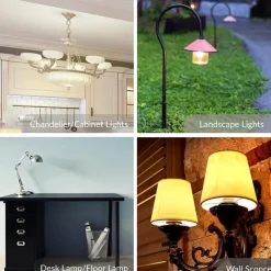 G9 LED Light Bulbs 2/4W 20/40W Halogen Equivalent 3000K Warm White/6000K White for Home Lighting Chandeliers Household Applications 5 Pcs