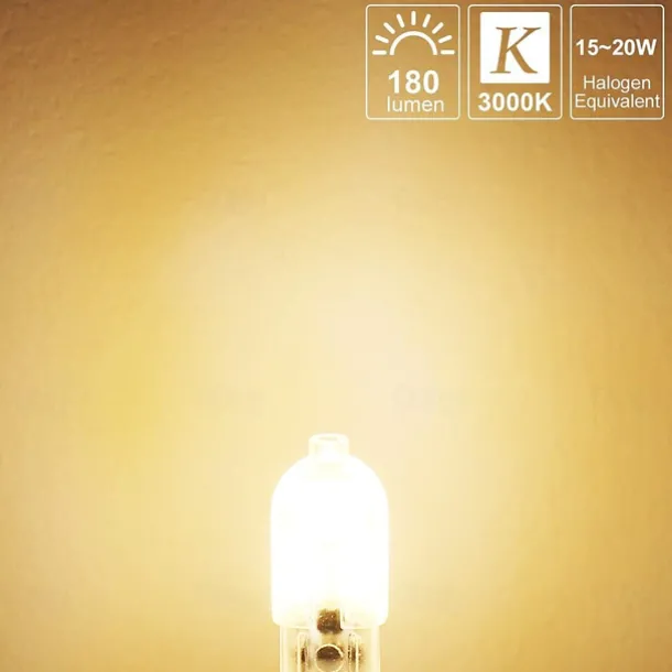 G4 2.5W LED Bulb 10 Pack LED Bi-pin G4 Base 20W Halogen Bulb Replacement Warm White /Cold White DC12V