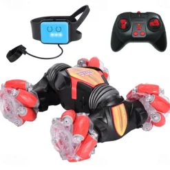 2.4G 4WD Gesture Sensing Car Remote Control Stunt Car 360 All-Round Drift Twisting Off-Road Dancing Vehicle Kids Toys W/ Lights