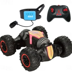 2.4G 4WD Gesture Sensing Car Remote Control Stunt Car 360 All-Round Drift Twisting Off-Road Dancing Vehicle Kids Toys W/ Lights