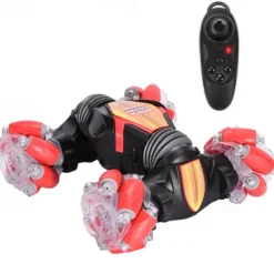 2.4G 4WD Gesture Sensing Car Remote Control Stunt Car 360 All-Round Drift Twisting Off-Road Dancing Vehicle Kids Toys W/ Lights