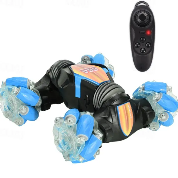 2.4G 4WD Gesture Sensing Car Remote Control Stunt Car 360 All-Round Drift Twisting Off-Road Dancing Vehicle Kids Toys W/ Lights