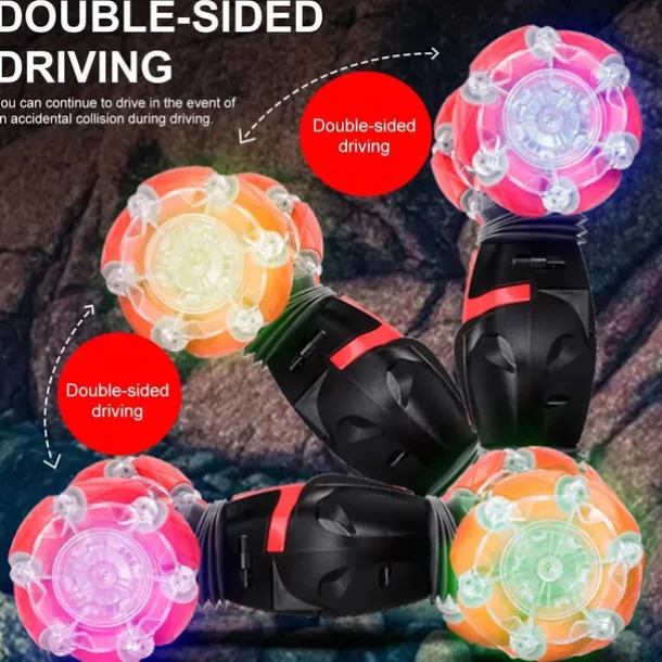 2.4G 4WD Gesture Sensing Car Remote Control Stunt Car 360 All-Round Drift Twisting Off-Road Dancing Vehicle Kids Toys W/ Lights