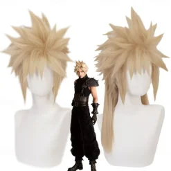 Game Final Fantasy VII Remake FF7 Female Cloud Strife Long blond Cosplay Wigs Halloween Wigs
