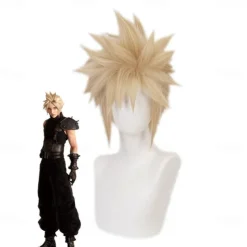 Game Final Fantasy VII Remake FF7 Female Cloud Strife Long blond Cosplay Wigs Halloween Wigs