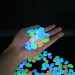 Garden decoration outdoor Luminous Stones garden Decorative Pebbles Outdoor Fish Decoration Pebble Rocks Aquarium