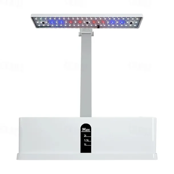 Garden Hydroponics Growing System Indoor Herb Garden Kit Automatic Timing LED Grow Lights Smart Water Pump for Home Flower Pots