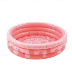 Garden Round Inflatable Baby Swimming Pool Portable Inflatable Child/Children Little Pump PoolKiddie Paddling Pool Indoor&Outdoor Toddler Water Game Play Center for Kids/Girl/Boy