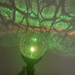 Garden Sunflower Solar LED Lights Glass Ball Bronze Iron Double-Sided Rotating Ornaments Windmill Yard Outdoor Decor