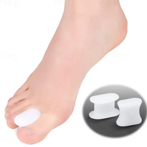 Gel Toe Separators for Overlapping Toes Bunions Big Toe Alignment Corrector and Spacer