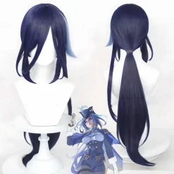 Genshin Impact Clorinde Anime Cosplay Wigs Cosplay Wigs Halloween Carnival Party Comic Con Wig For Women's Adults'