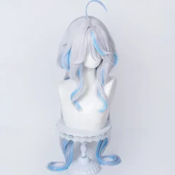 Genshin Impact Focalors Anime Cosplay Wigs Cosplay Wigs Halloween Carnival Party Comic Con Wig For Men's Adults'