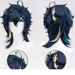 Genshin Impact Kinich Anime Cosplay Wigs Cosplay Wigs Halloween Carnival Party Comic Con Wig For Men's Adults'