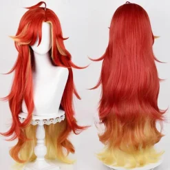 Genshin Impact Mavuika Anime Cosplay Wigs Cosplay Wigs Halloween Carnival Party Comic Con Wig For Women's Adults'