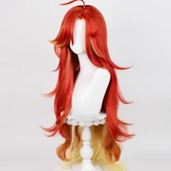 Genshin Impact Mavuika Anime Cosplay Wigs Cosplay Wigs Halloween Carnival Party Comic Con Wig For Women's Adults'