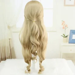 Genshin Impact Navia Caspar Anime Cosplay Wigs Cosplay Wigs Halloween Carnival Party Comic Con Wig For Women's Adults'