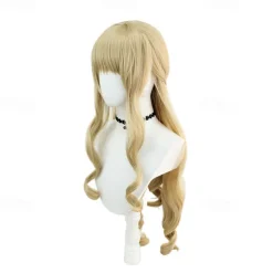 Genshin Impact Navia Caspar Anime Cosplay Wigs Cosplay Wigs Halloween Carnival Party Comic Con Wig For Women's Adults'