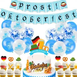 German Oktoberfest Theme Party Size Card Latex Balloon Stage Decoration Props