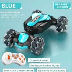 Gesture Induction Twist Car 2.4g Remote Control Off-Road Vehicle Light Drift Stunt Car Boy Toy Car