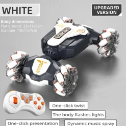 Gesture Induction Twist Car 2.4g Remote Control Off-Road Vehicle Light Drift Stunt Car Boy Toy Car