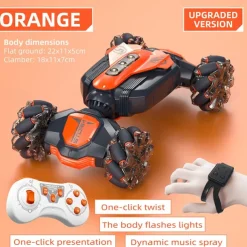 Gesture Induction Twist Car 2.4g Remote Control Off-Road Vehicle Light Drift Stunt Car Boy Toy Car