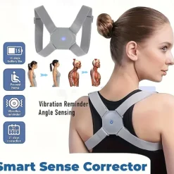 Get A Flat Belly And Perfect Posture Instantly With This Hunchback Corrector With Sensor Vibration Reminder