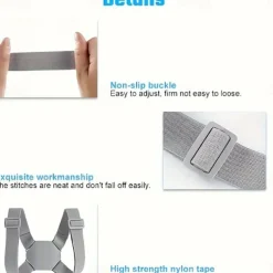 Get A Flat Belly And Perfect Posture Instantly With This Hunchback Corrector With Sensor Vibration Reminder