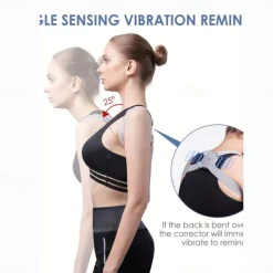 Get A Flat Belly And Perfect Posture Instantly With This Hunchback Corrector With Sensor Vibration Reminder