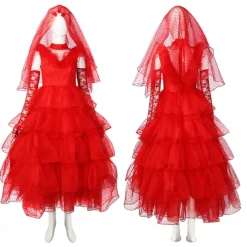 Ghost Bride Lydia Deetz Halloween Dress Cosplay Costume Masquerade Beetlejuice Dresses Adults' Women's Carnival Masquerade Mardi Gras Party / Evening Easy Halloween Costumes Dress Up
