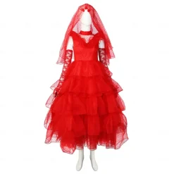 Ghost Bride Lydia Deetz Halloween Dress Cosplay Costume Masquerade Beetlejuice Dresses Adults' Women's Carnival Masquerade Mardi Gras Party / Evening Easy Halloween Costumes Dress Up