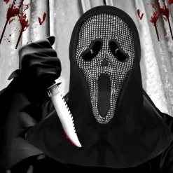Ghost Ghostface Halloween Mask Full Head Scary Costume Adults' Men's Women's Halloween Carnival Easy Halloween Costumes Dress Up