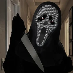Ghost Ghostface Halloween Mask Full Head Scary Costume Adults' Men's Women's Halloween Carnival Easy Halloween Costumes Dress Up