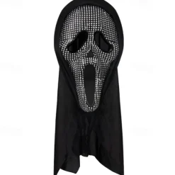 Ghost Ghostface Halloween Mask Full Head Scary Costume Adults' Men's Women's Halloween Carnival Easy Halloween Costumes Dress Up