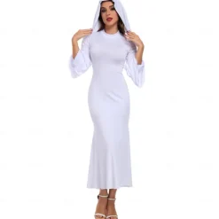 Ghost Ghostly Bride Halloween Dress Cosplay Costume Halloween Adults' Women's Halloween Carnival Performance Masquerade Easy Halloween Costumes Dress Up